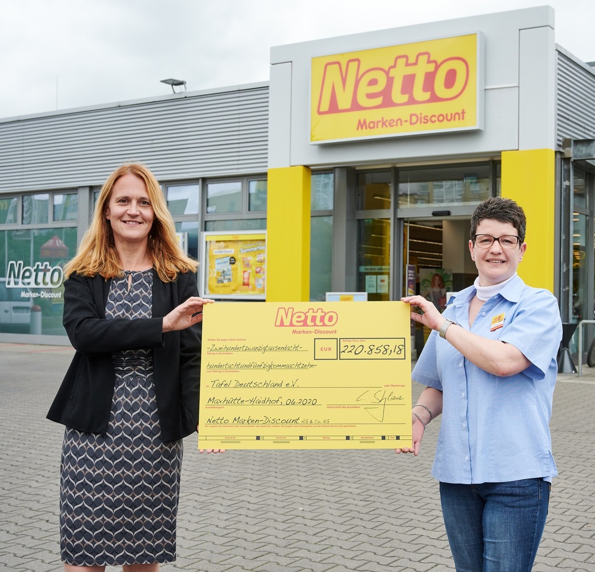 Große Spendenbereitschaft: Netto-Kunden Spenden über 220.800 Euro Für ...